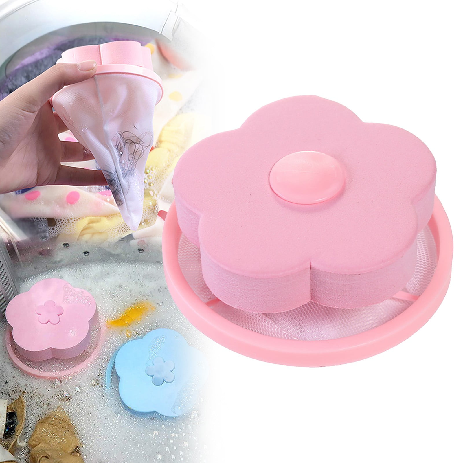 Washing machine with pet hair remover