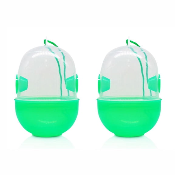 Reusable Wasp Trap Hanging, Bee & Insect Catcher Outdoor, Baited Pest Control Trap for Garden Patio Kitchen, Easy Hang or Place