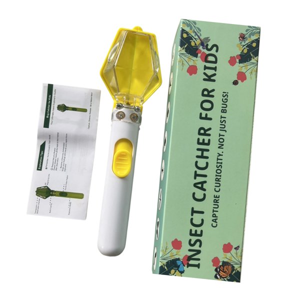 Reusable Wasps Trap With Magnifier Lenses Adjustable Cover Handle For Safe Spiders Captures And Release