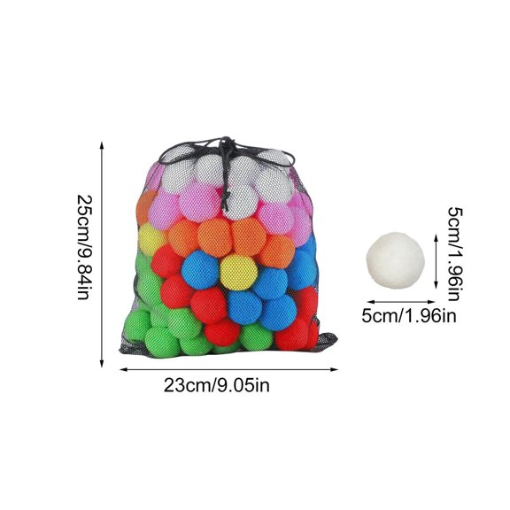 Reusable Water Balloon Sponge Balls for Pool, Beach and Backyard Water Fights, Soft Absorbent Washable Outdoor Toys