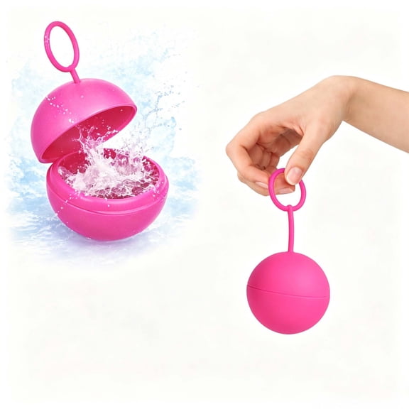 Reusable Water Balloons, Silicone Ring Water Balls, Summer Water Toys Water Fights Beach Swimming Pool Toys