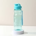 thumbnail image 1 of Reusable Water Bottle with Secure Flip Top Lid BPA Free Plastic Leakproof Design Portable Carry Strap 600ml Capacity for Everyday Hydration and Outdoor Activities, 1 of 4