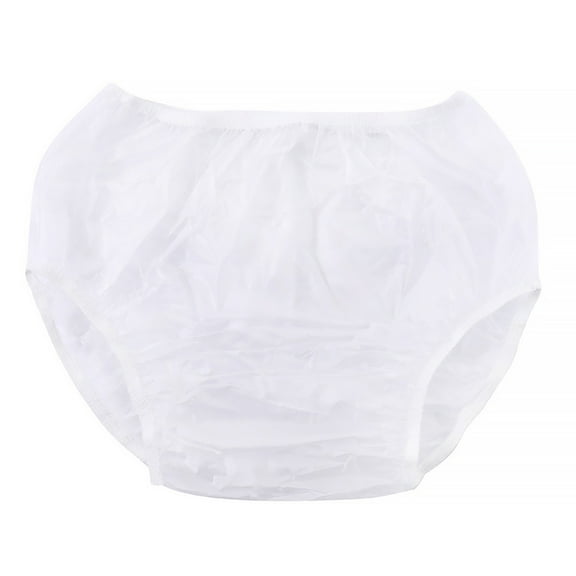 Reusable Water Resistant Diaper Covers Incontinences Plastic Pant for Women and Men Leakproof Underpant Underwear Briefs