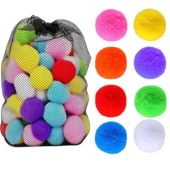 Reusable Water Sponge Balls - Soft Splash Balls for Beach Pool Party Outdoor Summer Games