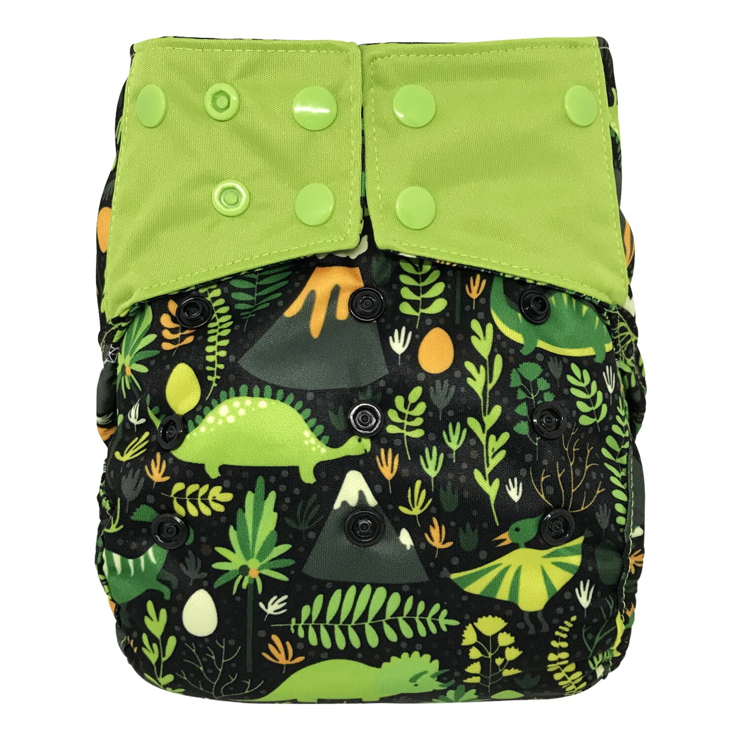 Reusable Waterproof Diaper Cover Shell: for Baby Prefold Cloth Diapers, Flats or Inserts (Jurassic Park)