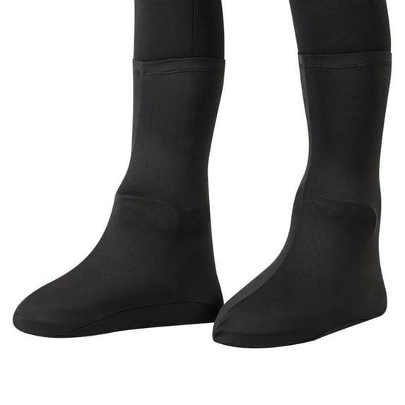 Reusable Waterproof Shoe Covers for Adults | High Top Overshoes for Men Women | Non-Slip Durable Milk Silk | Fits US Sizes 5-12 | Protects Shoes from Mud, Rain, Snow | Portable, Quick-Drying