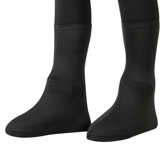 Reusable Waterproof Shoe Covers for Adults | High Top Overshoes for Men Women | Non-Slip Durable Milk Silk | Fits US Sizes 5-12 | Protects Shoes from Mud, Rain, Snow | Portable, Quick-Drying