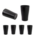 thumbnail image 1 of Reusable Wheat Straw Cups,QZS Unbreakable Plastic Water Cup Set,Stackable Tumblers,6 Pack Portable Water Glasses for Home,Kitchen,Camping, 1 of 6