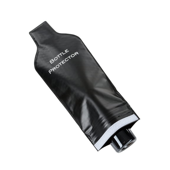 Reusable Wine Bottle Protector for Travel (4 pack) – Wine Bags with Double Air Bubble Cushion Inner Skin and Leak Proof Exterior Ensures Safe Transportation in Luggage - Great Gift for Wine Lovers