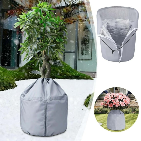 Reusable Winter Cover Outdoor Garden Frost Proof Tents with Zipper Drawstring for Trees Potted Durable Cold Weather Shelter