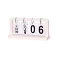 thumbnail image 1 of Reusable Wooden Flipping Desk Calendar Ornament, Minimalist Multiscene Desktop Decor & Date Tracker For Home, Office, Dorm(9.5x4.7x3.14"), 1 of 5