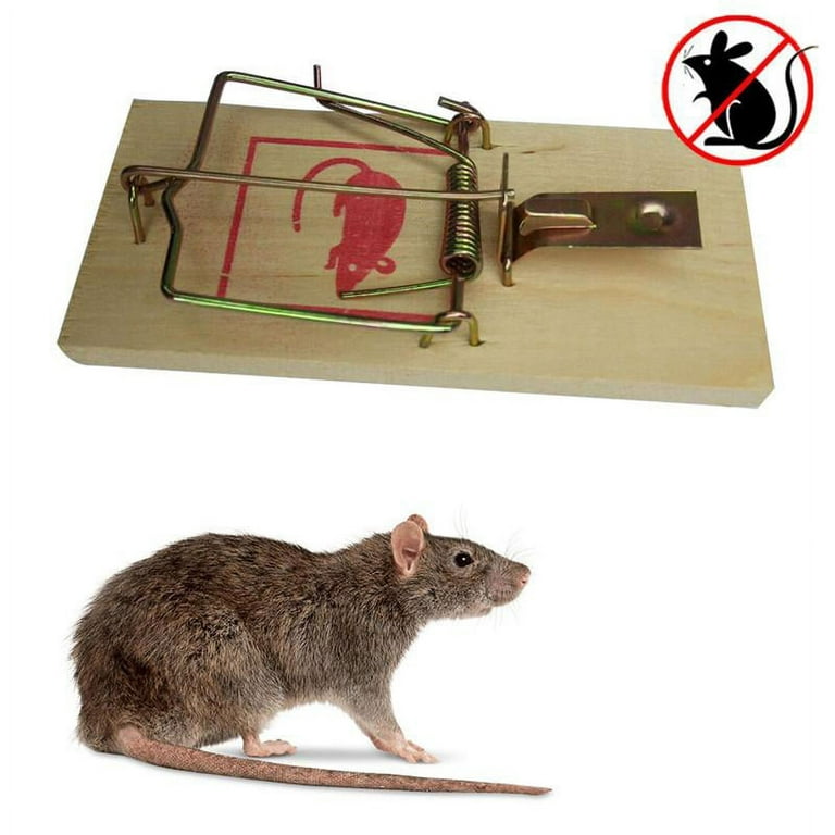 Reusable Wooden Mice Mouse Traps Bait Mice Vermin Rodent Mouse Killer Pest  Control Mousetraps Trap Home Garden Outdoor Use