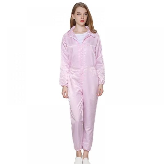 Reusable Workwear With Elastic Wrist and Ankle Cuffs, Dust-proof And Anti-static, Coverall Suit with Zip Front Opening