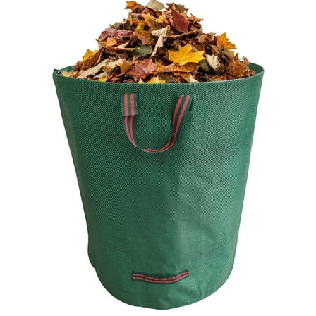 Reusable Yard Waste Bags,Heavy Duty Collapsible Garden Leaf Bags with Reinforced Handles for Debris Grass Clippings