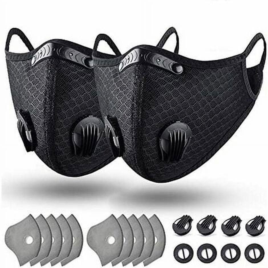 Reusable washable dust mask with 10 filters, suitable for running, cycling, outdoor activities, starlight