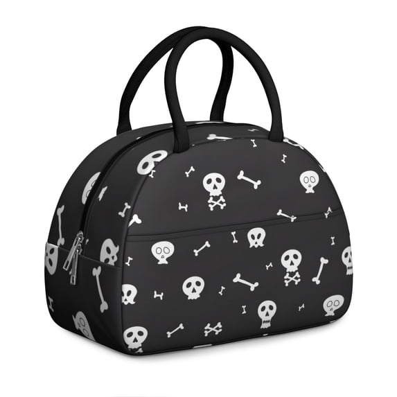 ReusableHalloweenLnsulated Lunch Bag for Women & Men - Leakproof Water-Resistant Cooler Tote, Large Capacity for Work, Office, Travel, Picnic, Beach.