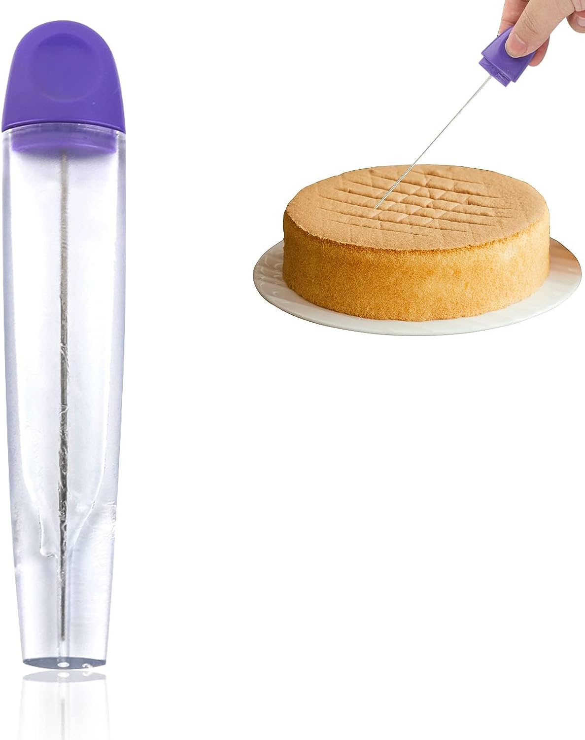 GuLuBin Cake Tester Stainless Steel Cake Skewer Kitchen Cake Tester