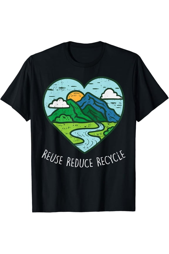 Reuse Reduce Recycle Earth Day 2020 Environmentalist Gift T-Shirt Gift For You - Men & Women Unisex T-Shirt