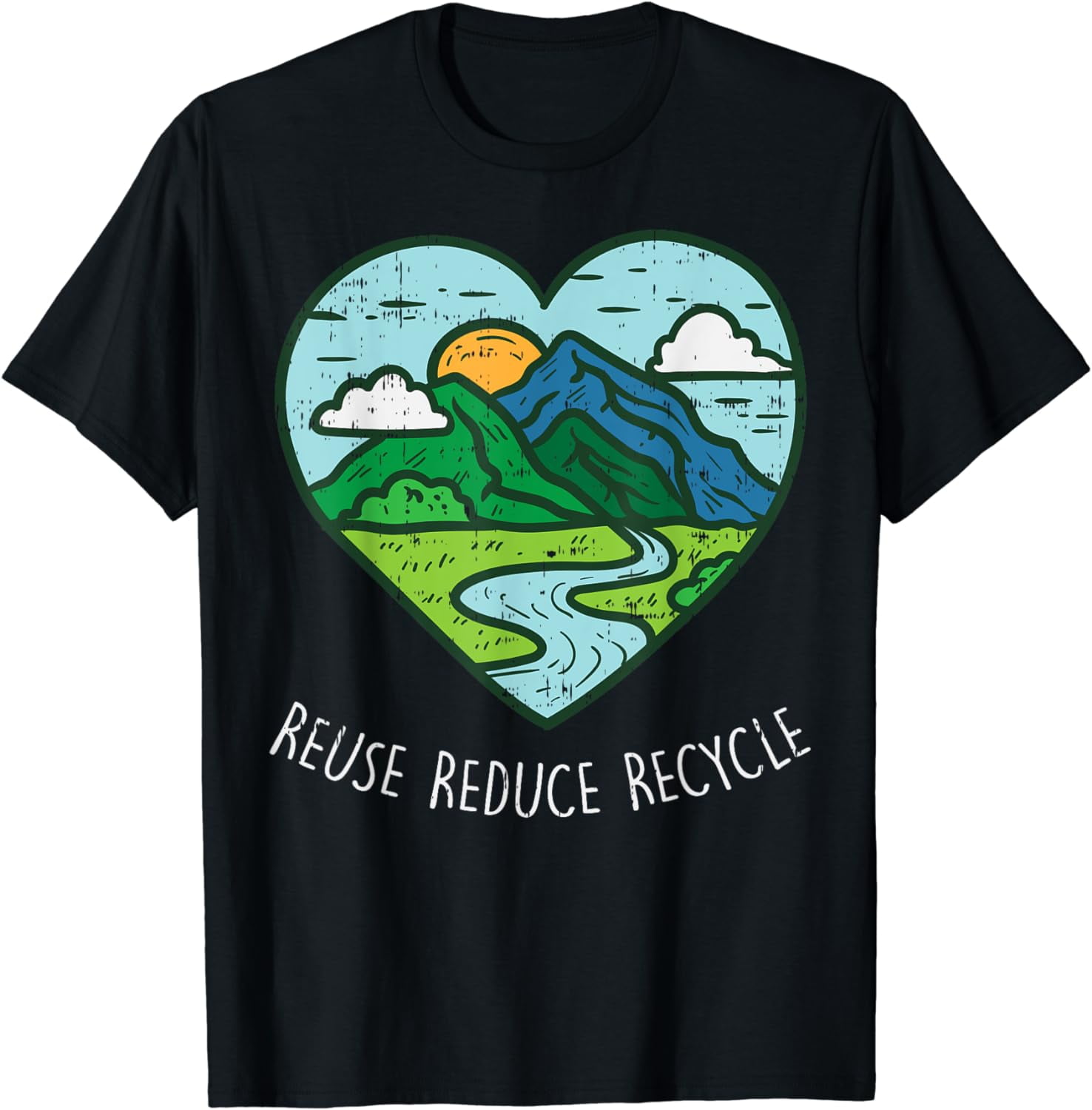 Reuse Reduce Recycle Earth Day Environmentalist Gift T-Shirt - Walmart.com
