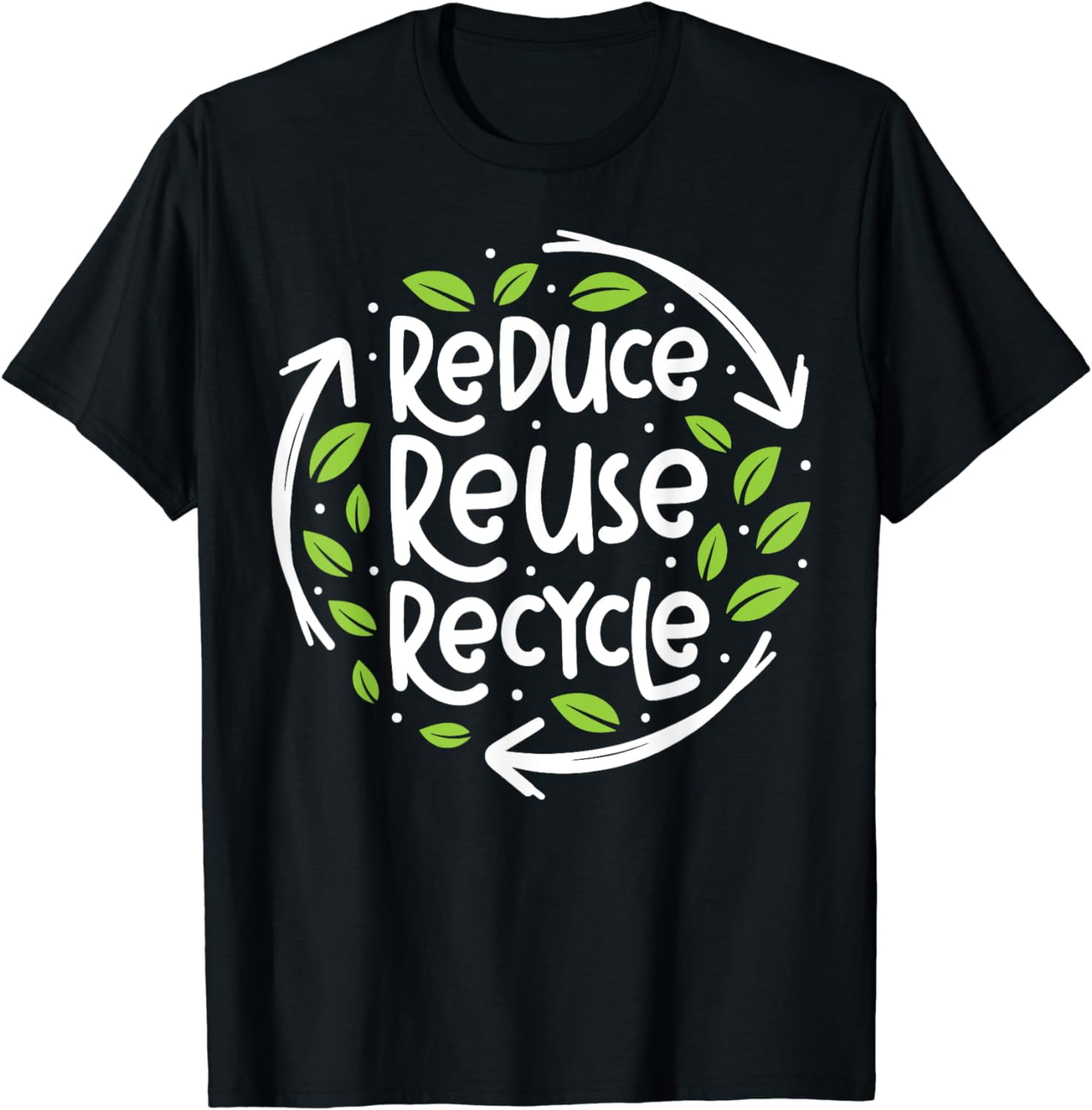 Reuse Reduce Recycle Save Earth Day Planet T-Shirt - Walmart.com