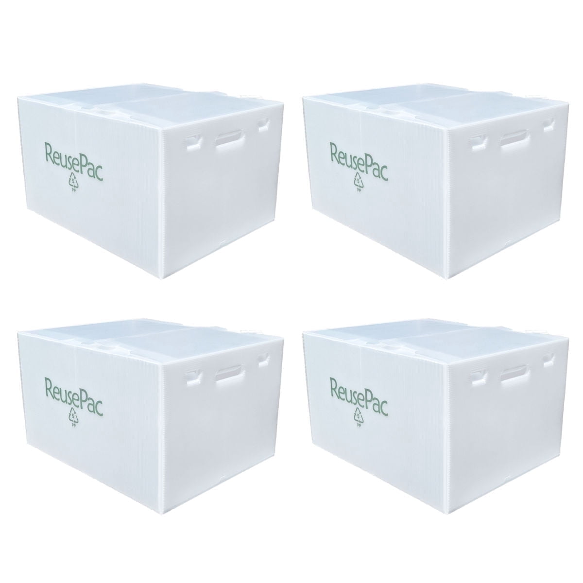 ReusePac 20x16x12in Off-White 4 Pack Storage Boxes - Walmart.com