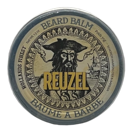 REUZEL Beard Balm, Light Hold, Moisturizing, Deep Wood Scent, 1.3 oz