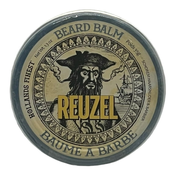 REUZEL Beard Balm, Light Hold, Moisturizing, Deep Wood Scent, 1.3 oz