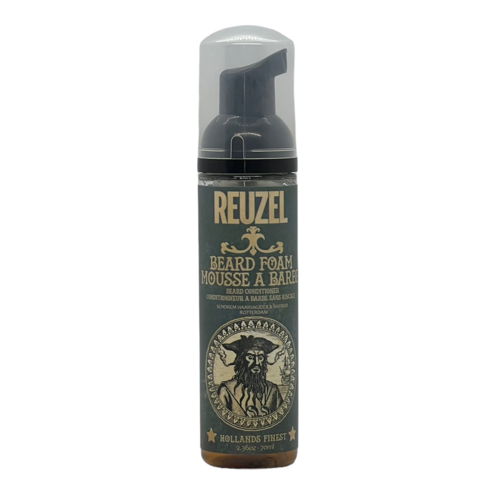 REUZEL Beard Foam, Light Hold, Low Shine, Deodorizes, 2.36 oz
