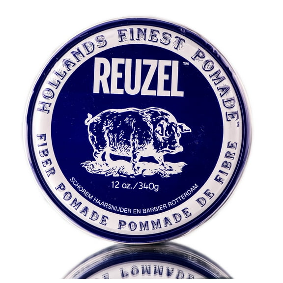 Reuzel Fiber Pomade- 12 oz - Pack of 3 with Sleek Comb