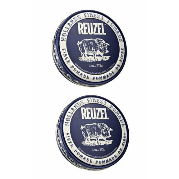 Reuzel Fiber Pomade 4 oz 113 g. Hair Wax & Pomade Pack Of 2