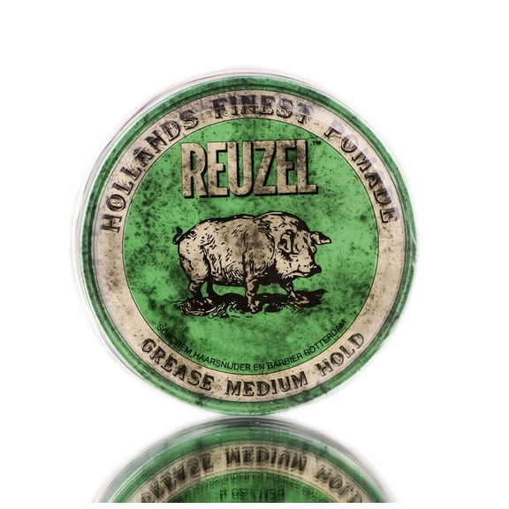 Reuzel Grease Medium Hold Pomade- 1.3oz - Pack of 2 with Sleek Comb