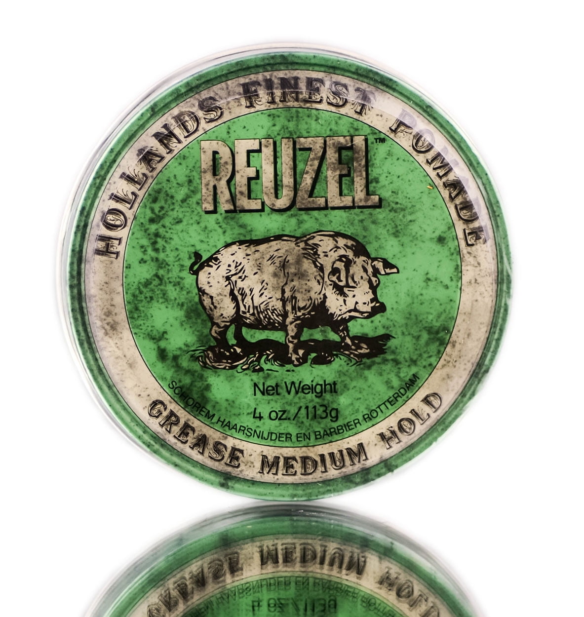 Reuzel Grease Medium Hold Pomade- 4oz - Pack of 3 with Sleek Comb