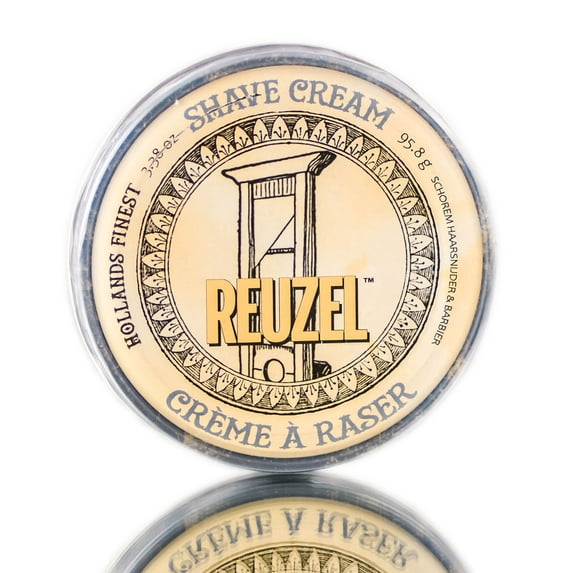 Reuzel Shave Cream - 3.38 oz - Pack of 3 with Sleek Comb
