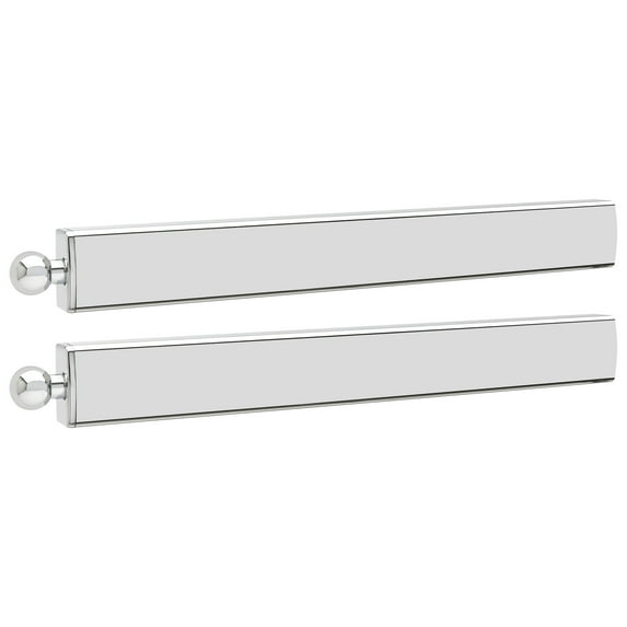 Rev-A-Shelf 14" Telescoping Closet Hanging Valet Rod, CVLSL-14-CR-1, 2 Pack