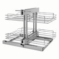 thumbnail image 1 of Rev-A-Shelf Chrome 2-Tier Wire Optimizer for 15" Blind Corner Cabinet Openings, 5PSP-15-CR, 1 of 12