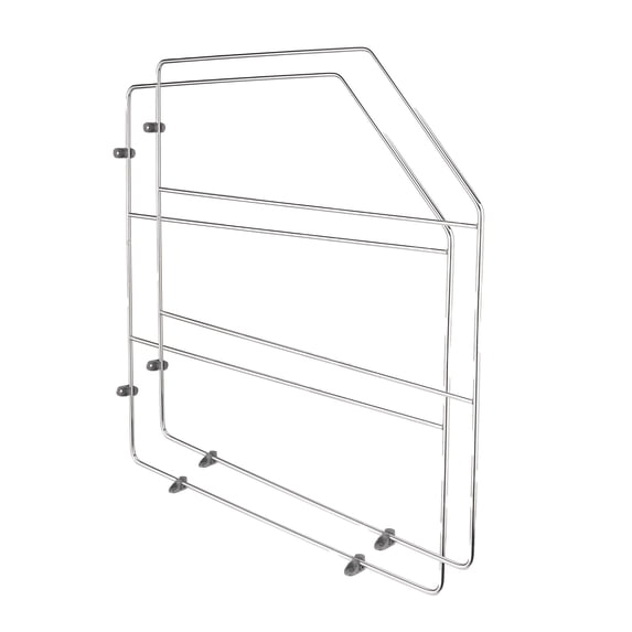 Rev-A-Shelf 18" Bakeware & Tray Divider for Wall/Base Cabinets, Chrome, 597-18CR-2-1