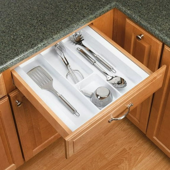 Rev-A-Shelf Ut-10-52 Value Line 11-1/2"W Polymer Trim To Fit Drop In Utensil Drawer Insert