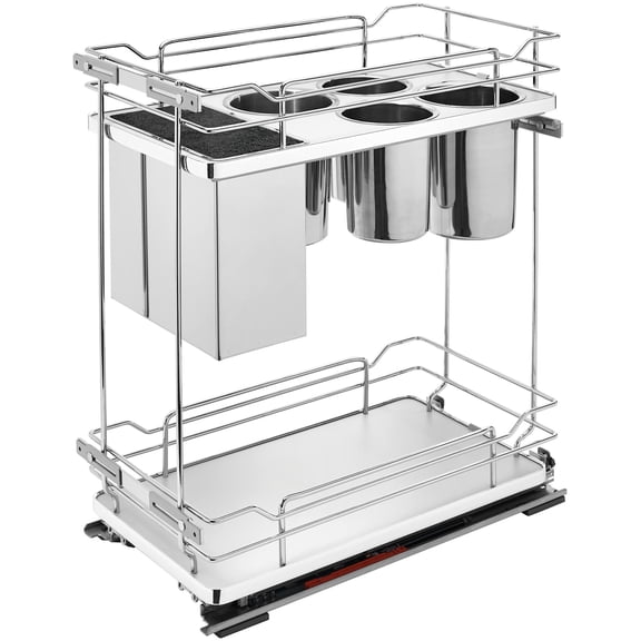 Rev-A-Shelf 2 Tier Knife Organizer Pull Out Drawer
