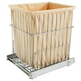 thumbnail image 1 of Rev-A-Shelf 20" Pullout Wire Basket Clothes Hamper, Chrome, HRV-1520 S CR, 1 of 8