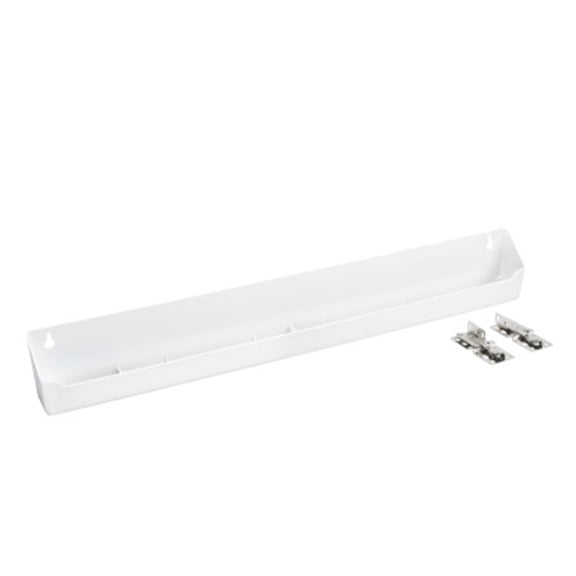 Rev-A-Shelf 24" Kitchen Tip-Out Plastic Tray Polymer, White, LD-6591-24-11-1