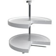 thumbnail image 1 of Rev-A-Shelf 24'' Lazy Susan Pie-Cut Polymer 2-Shelf, White, 6942-24-11-52, 1 of 10