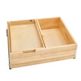thumbnail image 1 of Rev-A-Shelf Maple Two-Tier Replacement Deep Drawer System w/BLUM Soft-Close,4WTCDD-30HSC-1, 1 of 12