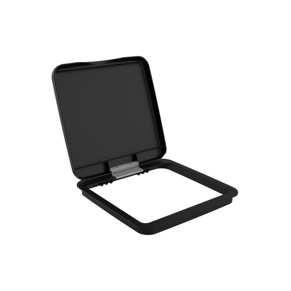 Rev-A-Shelf 27 qt. Trash Can Replacement Lid, Black, RV-1024-LID-18-1-40