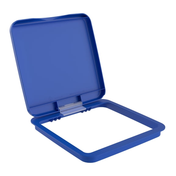 Rev-A-Shelf 27 qt. Trash Can Replacement Lid, Blue, RV-1024-LID-22-1-40