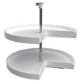 thumbnail image 1 of Rev-A-Shelf 28'' Lazy Susan Pie-Cut Polymer 2-Shelf, White, 6942-28-11-52, 1 of 12