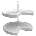 thumbnail image 1 of Rev-A-Shelf 28'' Lazy Susan Pie-Cut Polymer Two-Shelf, White, LD-2942-28-11-1, 1 of 12