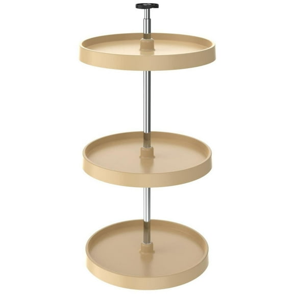 Rev-A-Shelf 3073-18-531 Value Line 3 Tier 18" Full Circle Lazy Susan - Almond