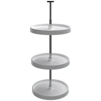 Rev-A-Shelf 3073-18-536 Value Line 3 Tier 18" Full Circle Lazy Susan - White