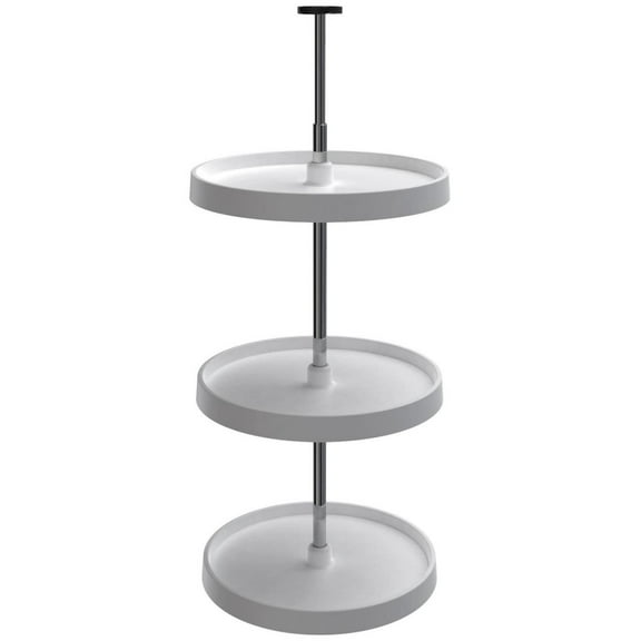Rev-A-Shelf 3073-18-536 Value Line 3 Tier 18" Full Circle Lazy Susan - White