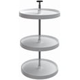 thumbnail image 1 of Rev-A-Shelf 3073-20-11-531 20 Inch Polymer Full Circle 3 Shelf Lazy Susan, White, 1 of 5
